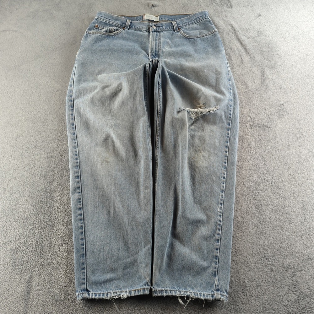 Vintage Y2K Levis 560 Jeans 36x32 (Fits 34x31) Blue Light Wash Wide Baggy Skater